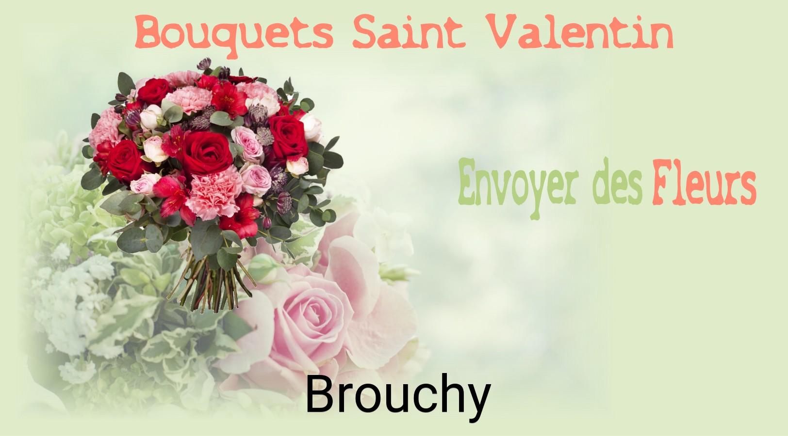 Roses de Saint-Valentin livrées à Brouchy